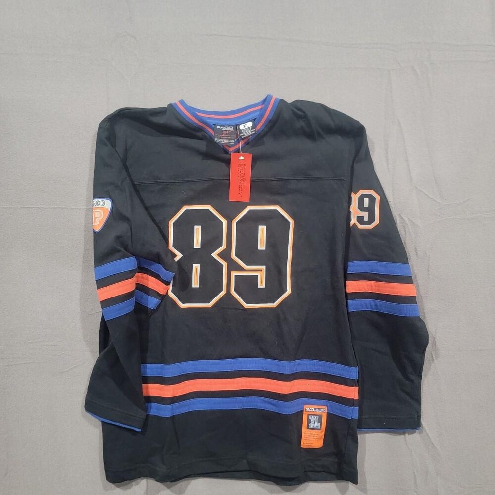 Deadstock Paco Athletic Hockey style long sleeve Jersey Size XL